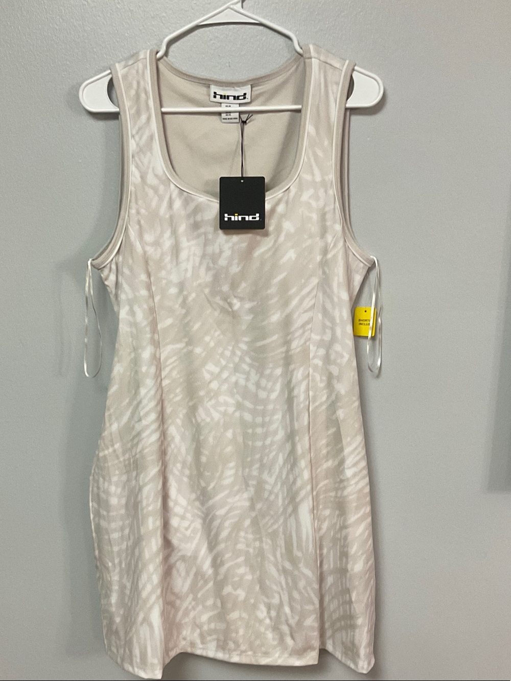 NWT Hind Athletic Active Dress with Shorts Size XL 16